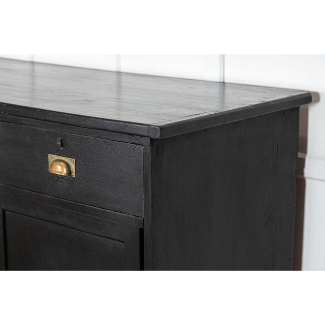 English Ebonised Oak Dresser Base, 1900 For Sale - Image 12 of 18