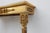 Louis XVI Style Gilt Wall Console with Onyx Marble Top, Italy, 1950s For Sale - Image 10 of 12