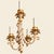 Italian Carved Solid Wood Gold Gilt Monkey Chandelier - 1970's For Sale - Image 4 of 6