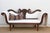 Rare Malabar Hand-Carved Upholstered Settee For Sale - Image 9 of 9