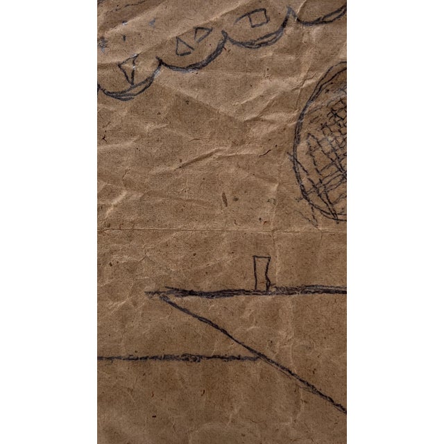 Rudolf Bauer, Bauhaus Style Prison, 1938, Pencil Drawing For Sale - Image 11 of 12