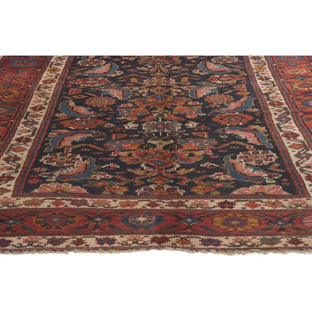1880s Antique Persian Kurdish Rug, 04'05 X 10'00 For Sale - Image 4 of 9