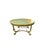 Mid-Century Modern Round Brass and Onyx Marble Koi Fish Coffee Table, 1970s For Sale - Image 3 of 9