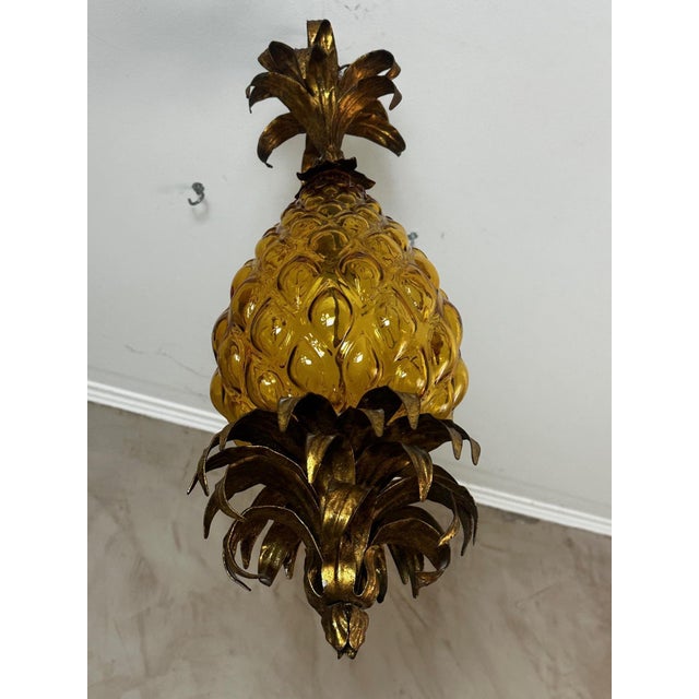 Gold Murano Glass Suspension, 1960 For Sale - Image 8 of 13