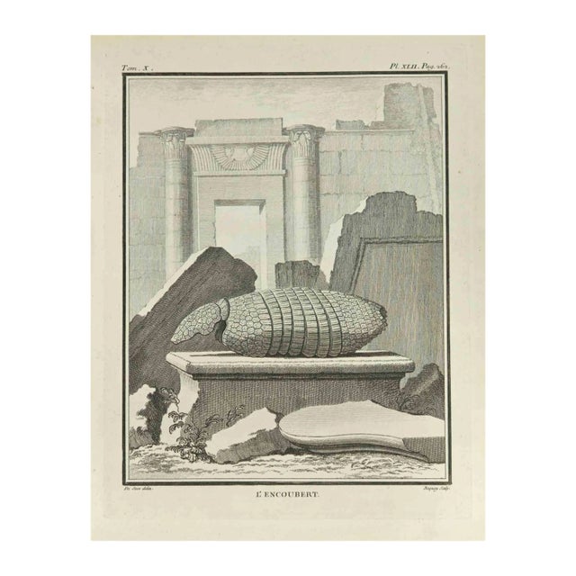 Jean Charles Baquoy, L'Encoubert, Etching, 1771 For Sale