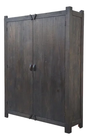 Rustic Cabinet in Reclaimed Heart Pine