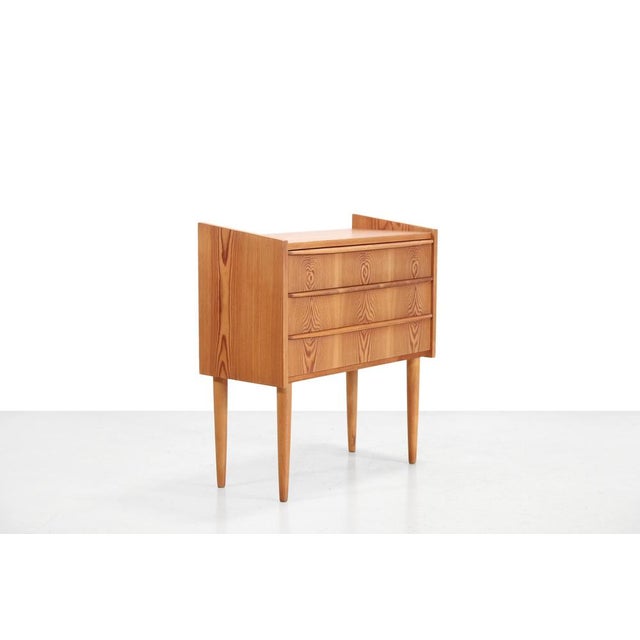 Danish Design Pine Wood Chest of Drawers For Sale - Image 6 of 6
