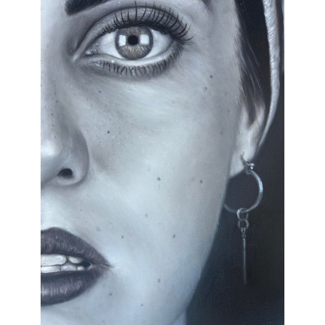 Matt Doust Oil Painting "Baptism" Hyper-Realism Portrait, 2012 For Sale - Image 4 of 8