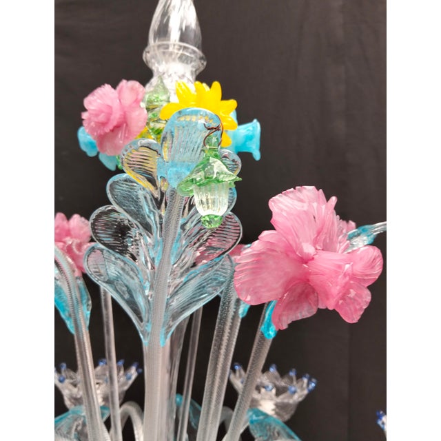Vintage Chandelier in Murano Glass, 1980s For Sale - Image 18 of 18