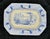 Blue & White Dish “Siam” Pattern Ironstone Transferware For Sale - Image 9 of 12