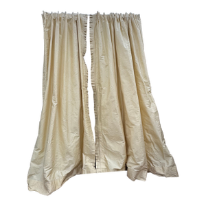 Custom Silk Drapery Panels