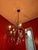 Vintage Crystal Chandelier With Candle-Style Lights For Sale - Image 4 of 5