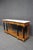 John Widdicomb Neoclassical Marble-Top Console Table With Ebonized Columns For Sale In Philadelphia - Image 6 of 14