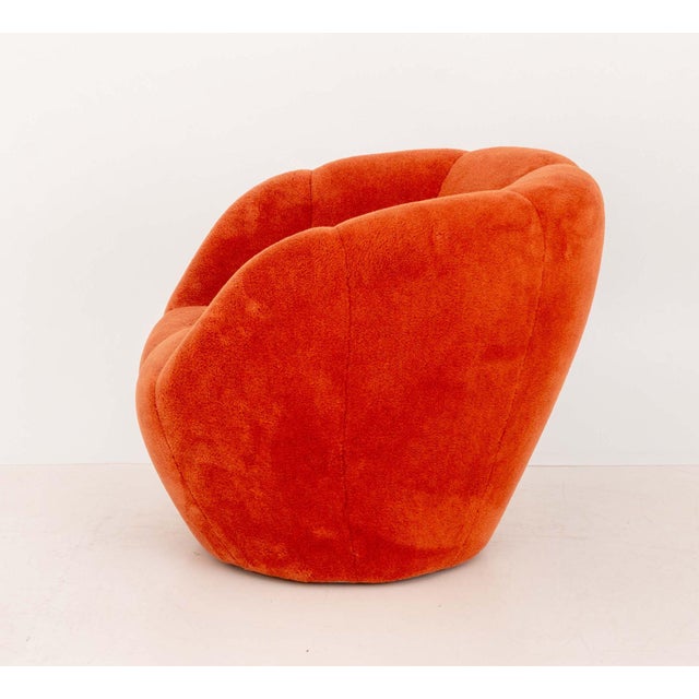 Sacha Lakic for Roche Bobois "Astrea" Swivel Arm Chair For Sale In New York - Image 6 of 8