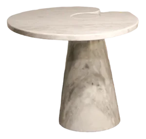 Italian Coffee Table in Carrara Marble, 1970s