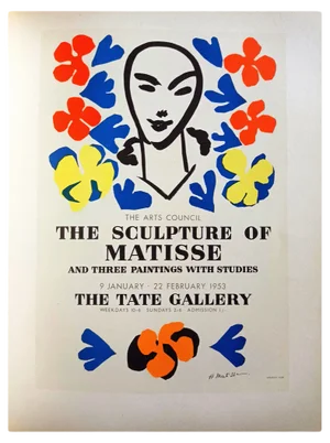 Sculptures Lithograph by Henri Matisse, 1959