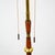 1960s Mid Century Modern Danish Solid Teak Floor Lamp Stacked Brass MCM Denmark For Sale - Image 4 of 7