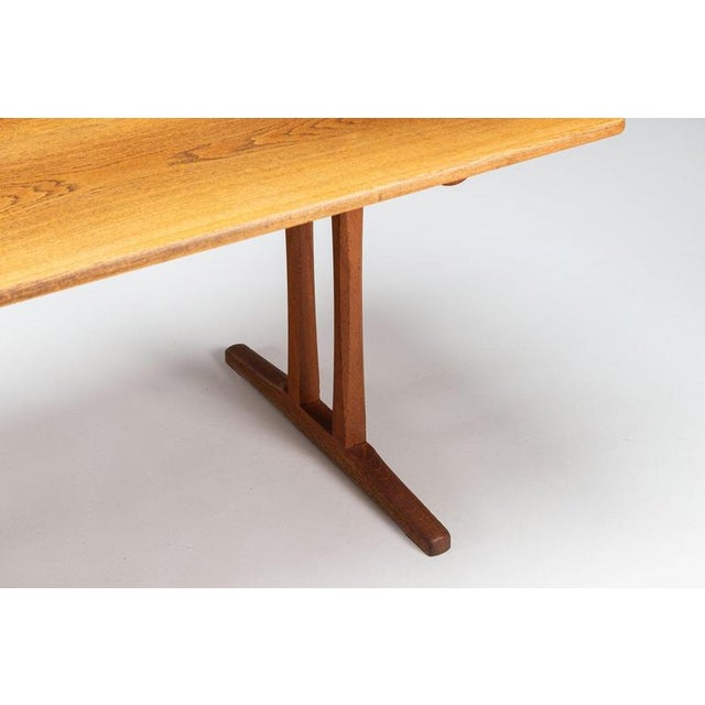 C18 Shaker Dining Table in Oak attributed to Børge Mogensen for FDB, Denmark, 1947 For Sale - Image 13 of 16