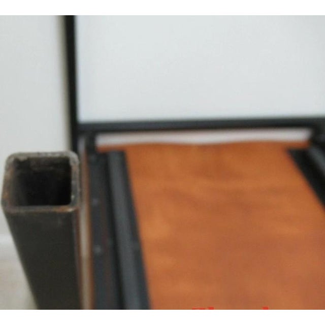 1990s Michael Graves Design Kron Prototype Stacking Concept Armchair Round Pilon Brown For Sale - Image 11 of 12