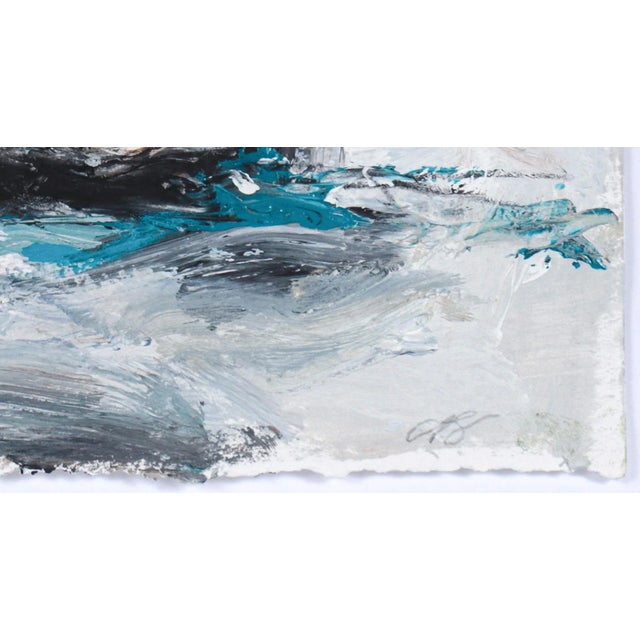 This late 20th century acrylic on paper seascape is by New York artist Chuck Beisch (b. 1933). Beisch is an accomplished...