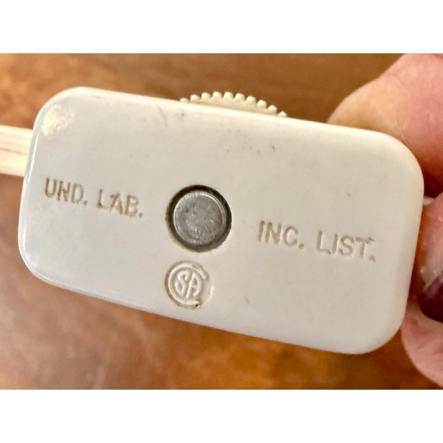 Mid 20th Century Hollywood Regency Cut Crystal Boudoir Lamp For Sale - Image 11 of 12