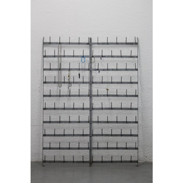 Large Metal Storage Rack, 1950s For Sale - Image 12 of 18