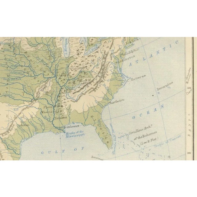 Geological Map of North America by A.K. Johnston, 1852 For Sale - Image 4 of 12