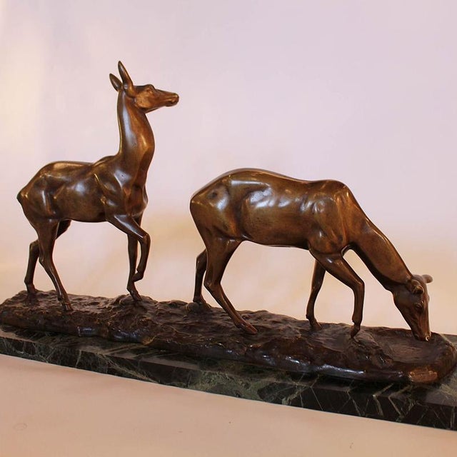 Bronze Deer by Irenée Rochard, 1930s For Sale - Image 4 of 7