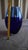Scandinavian Cobalt Blue Art Glass Vase | Heavy Hand Blown Mid Century Modern Statement Decor 9" For Sale In Sacramento - Image 6 of 9