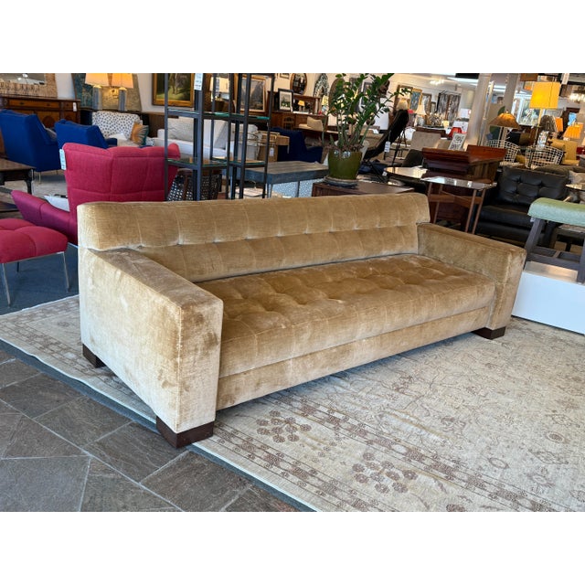 2000 - 2009 Marbello Design Fleetwood Button Tufted Sofa For Sale - Image 5 of 12