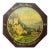 Antique Honor Target With Alpine Landscape and Castle Ruins, Germany 1932 For Sale