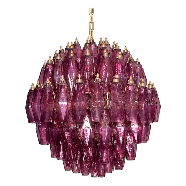 Spherical Murano Polyhedrons Pendant Light, 1990s For Sale