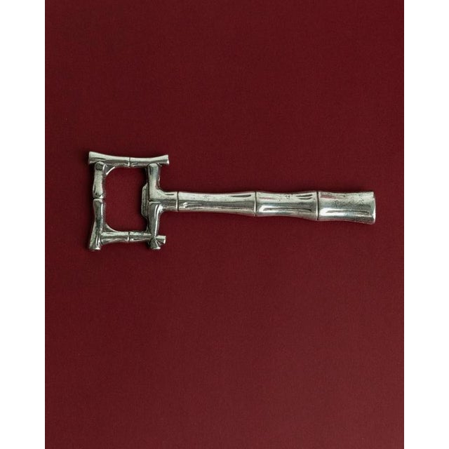 Vintage Silver Plated Bottle Opener, 1970s For Sale - Image 5 of 11