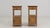 Wood Pair Of Oak Side Tables With Marble Tops For Sale - Image 7 of 9