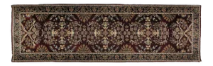 1990s Indo Sarouk Runner Rug - 2′8″ × 8′1″