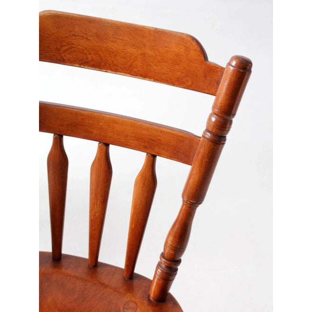 Wood Mid Century Cushman Colonial Dining Chairs Set 3 For Sale - Image 7 of 12