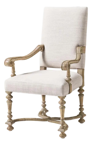Early English Upholstered Armchair