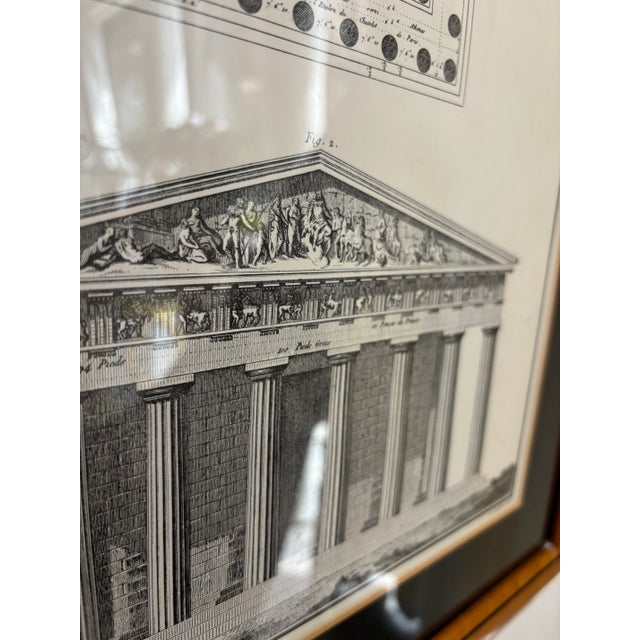 Set of Architectural Prints, Jean-Francois De Neufforge, Palatino Collection - Set of 2 For Sale - Image 4 of 6