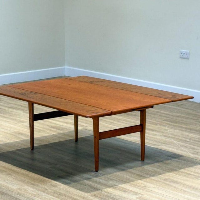 Wood VM 120 Metamorphic Table by Kai Kristensen for Vildbjerg Møbelfabrik, Denmark For Sale - Image 7 of 15