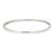 0.40ctw Diamond Bangle Bracelet, 14k White Gold, Length 6.75 In For Sale - Image 4 of 7