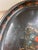 Antique English Hand-Painted Floral Oval Toleware Tray, Late 19th Century For Sale - Image 9 of 10