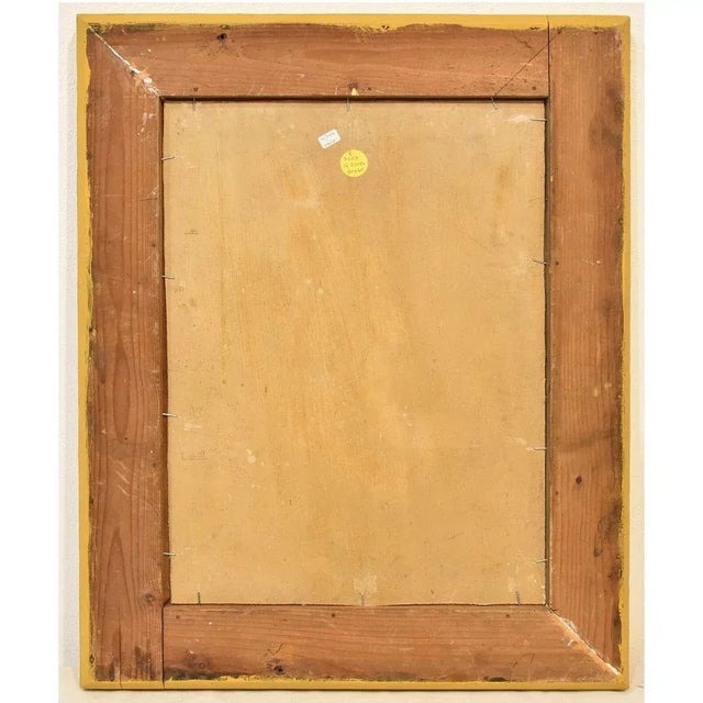 Portrait Painting, Child Playing, Oil Painting, Early 20th Century For Sale - Image 4 of 5