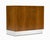 Pair of Vintage Mid Century Zebrawood and Chrome Cabinets by Milo Baughman For Sale In Los Angeles - Image 6 of 15