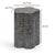 Wood Truffle Mother of Pearl Scalloped Side Table For Sale - Image 7 of 8