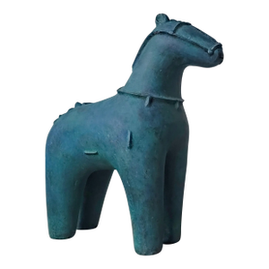 Large Vintage Japanese Haniwa Style Horse Sculpture