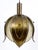 Mid-Century Modern Hand-Made Brass Tulip Pendant Lamp from Rustika Lux, Austria, 1960s For Sale - Image 6 of 18