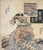 Pair of 19th Century Antique Japanese Woodblocks Prints Attrib. To Keisai Eisen For Sale - Image 4 of 7