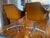 Vintage, Mid Century Modern Vecta Group Swivel Chairs in Burnt Orange For Sale - Image 11 of 12