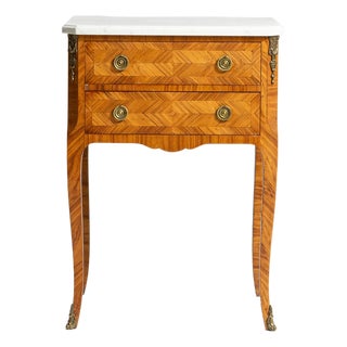 French Chest Of Drawers With Marble Top For Sale