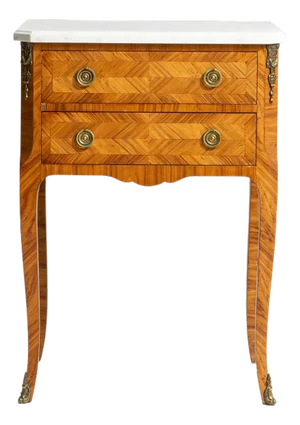 French Chest Of Drawers With Marble Top